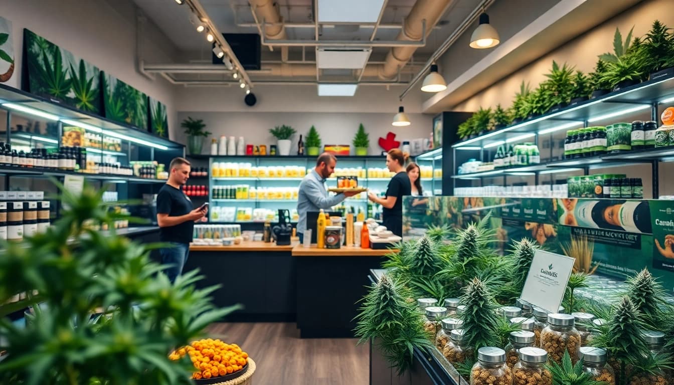 Visit our Weed Store showcasing diverse cannabis products in a welcoming environment.