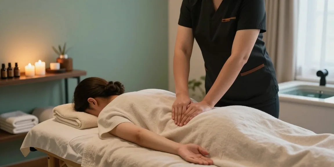 Swedish massage therapy session focusing on relaxation and wellness.