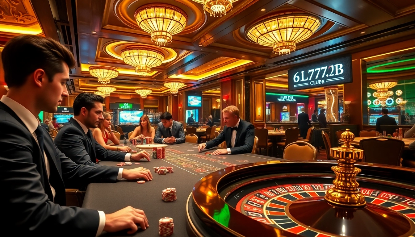 The thrilling 6L777 CLUB attracts passionate gamblers with high-stakes poker games and elegant casino ambiance.