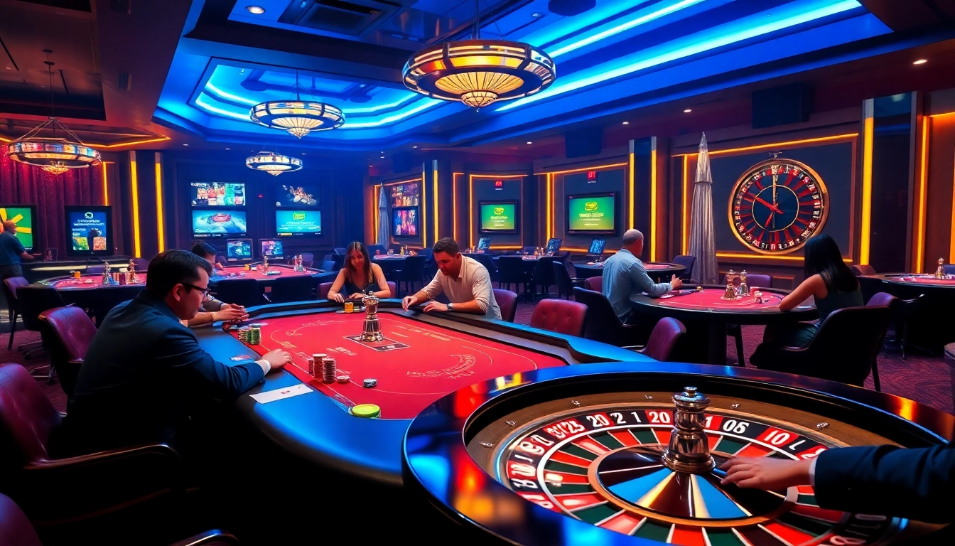 Experience thrilling poker action at Gopay88 with colorful chips and sleek cards on luxurious tables.