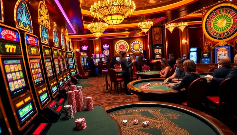 Experience the excitement of pen 4d at a vibrant luxury casino filled with slot machines and engaging gameplay.